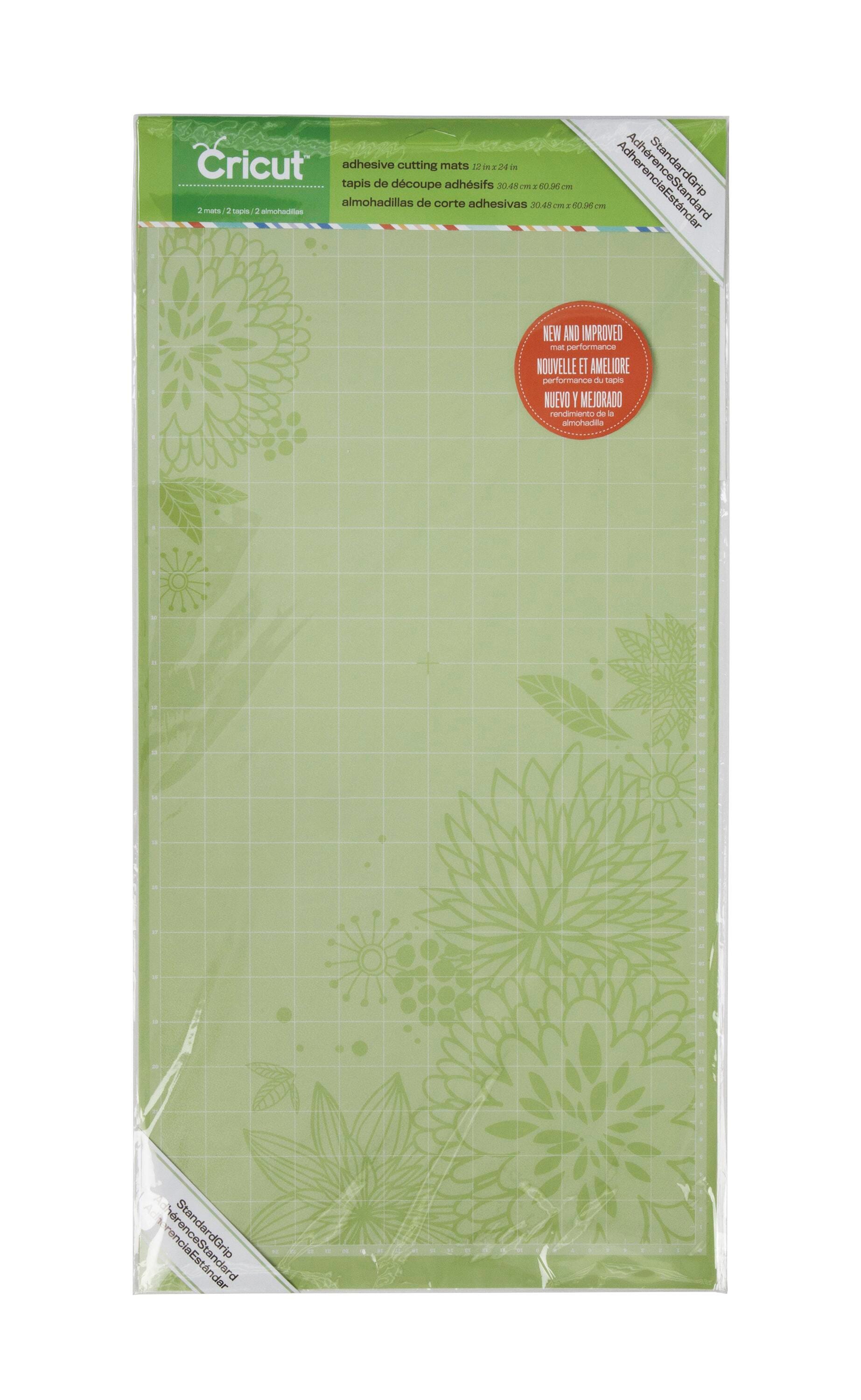 Cricut Multi-Purpose Cutting Mat, 12 x 24 Inches, Pack of 2 1489571
